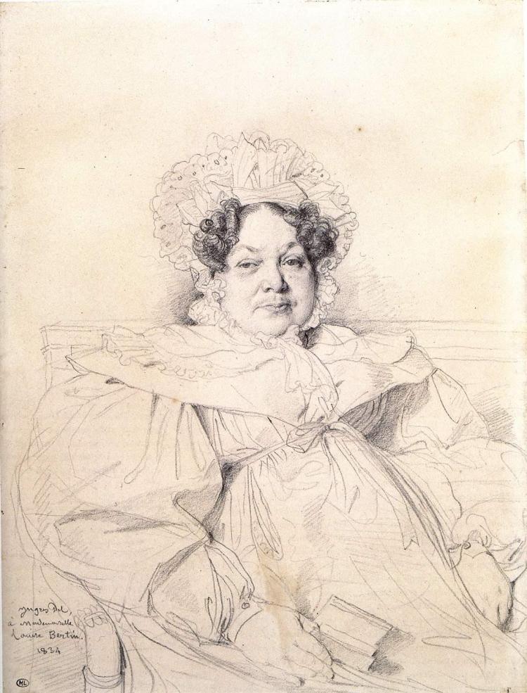 Ingres, Portrait de Madame Louis-François Bertin, 1834, Musée du Louvre